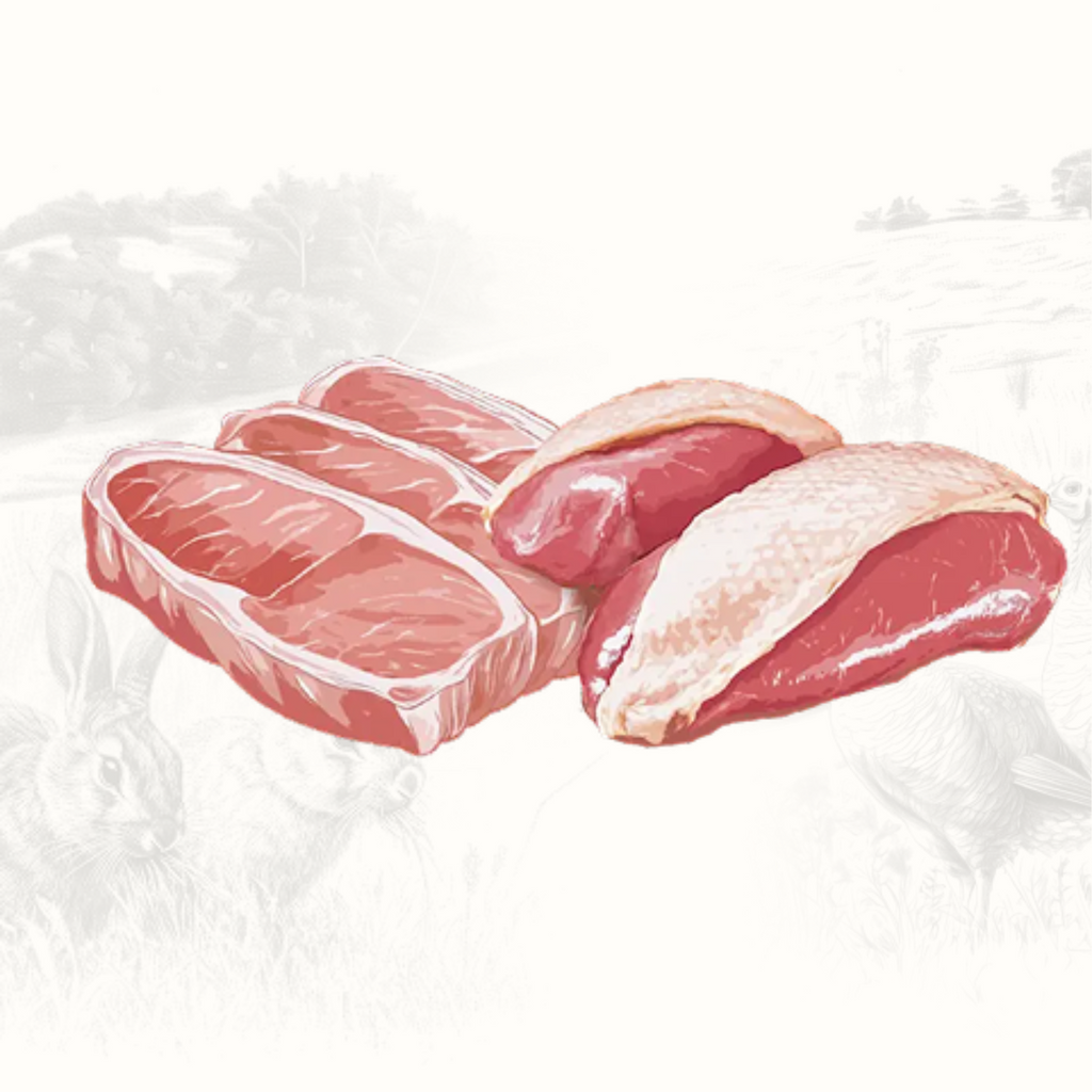 EUPHORIA FRESH MEAT Karma dla psa mini bezzbożowa Wieprzowina Gęś XS/S 8kg