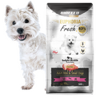 EUPHORIA FRESH MEAT Karma dla psa mini bezzbożowa Indyk i Królik XS/S 0,5kg