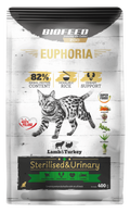 BIOFEED EUPHORIA SENSIBLE karma dla kota bez glutenu Indyk&Jagnięcina 400 g