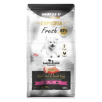 EUPHORIA FRESH MEAT Karma dla psa mini bezzbożowa Indyk i Królik XS/S 0,5kg