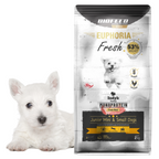 EUPHORIA FRESH MEAT Szczeniak Karma dla psa monobiałkowa Indyk XS/S 2kg