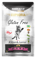 BIOFEED EUPHORIA Karma sucha dla kota kotów bez glutenu indyk królik 0,4kg
