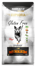 BIOFEED EUPHORIA INDOOR karma dla kota bez glutenu Indyk&Gęś 1,5 kg