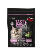 TASTY CATS LIFE JUNIOR Sucha karma dla kociąt małego kota z królikiem 0,6kg
